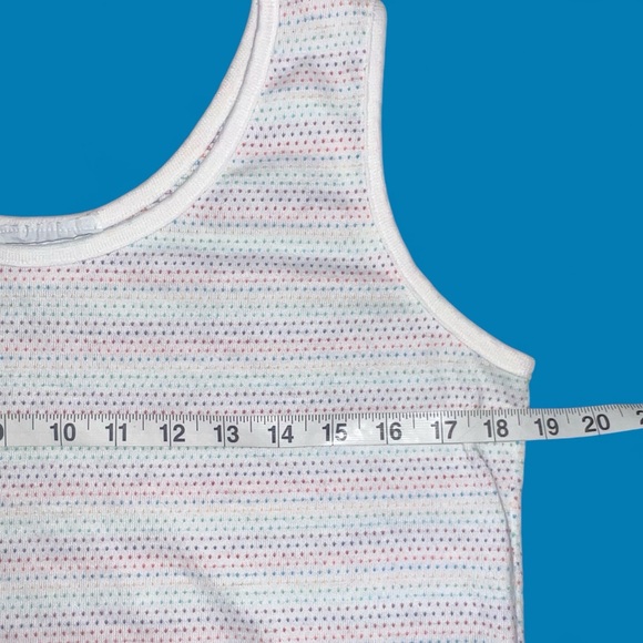 EVC Center Square American Vintage Rainbow Dots Tank Top, Size Women’s Large - Picture 5 of 6